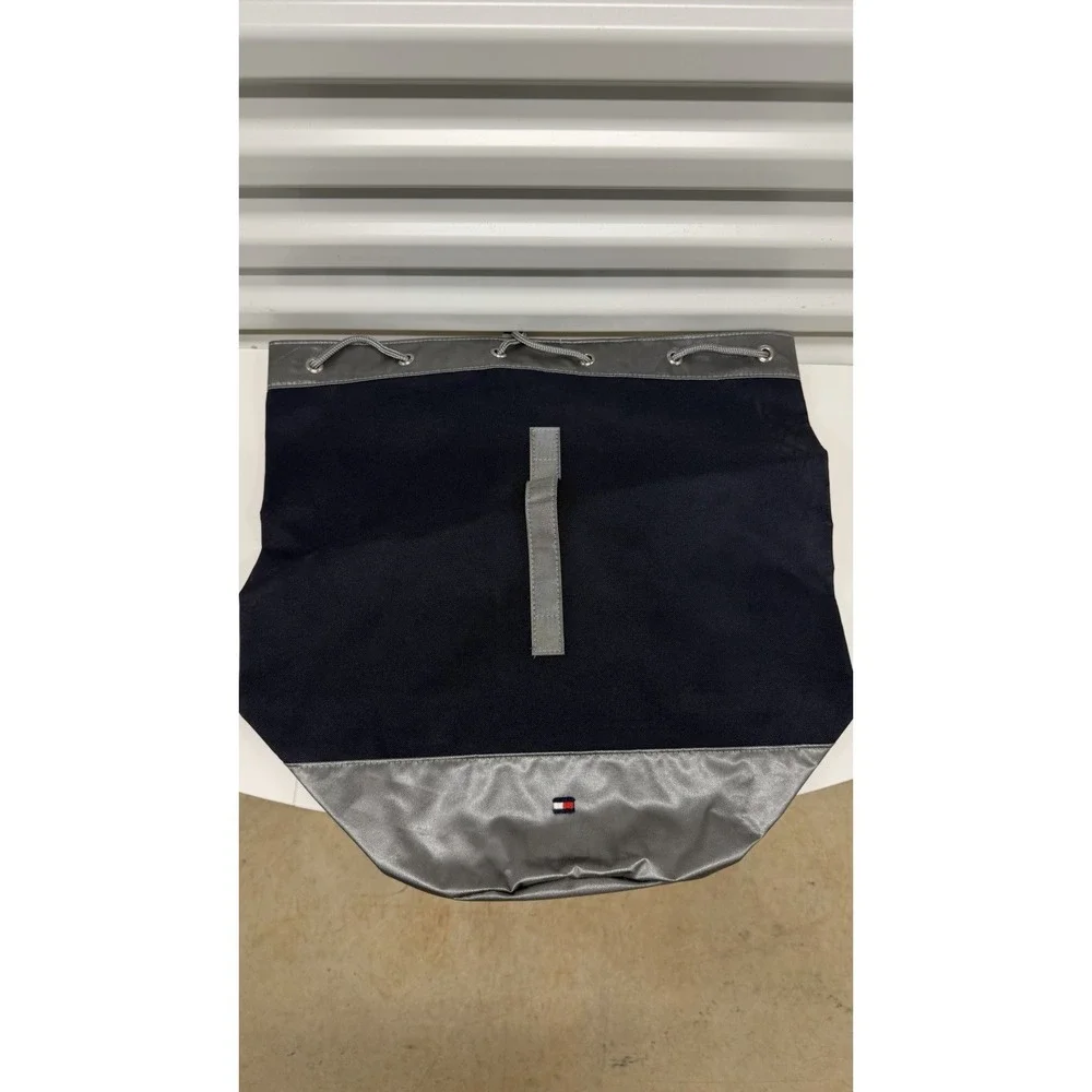 Tommy Hilfiger Flag Duffle Weekender Sling Bag Drawstring